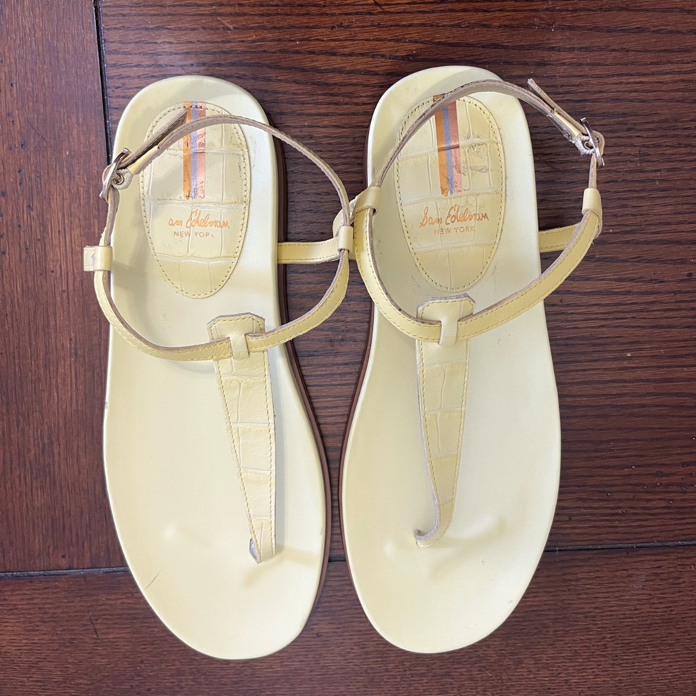 Sam Edelman Yellow Sandals - Picture 3 of 7